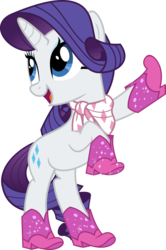 Size: 5048x7586 | Tagged: safe, artist:jhayarr23, rarity, pony, unicorn, g4, the end in friend, absurd resolution, boots, clothes, cute, female, glitter, glitter boots, happy, mare, neckerchief, rarara, raribetes, scarf, shoes, simple background, transparent background, vector