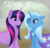 Size: 1940x1860 | Tagged: safe, artist:renarde-louve, trixie, twilight sparkle, pony, unicorn, g4, unicorn twilight