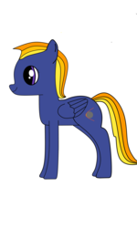 Size: 2173x3618 | Tagged: safe, artist:mugpug, oc, oc only, oc:bow shock, pegasus, pony, female, high res, mare, simple background, solo, white background