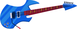 Size: 4888x1862 | Tagged: safe, artist:mlpcreativelab, rainbow dash, equestria girls, g4, my little pony equestria girls: rainbow rocks, .ai available, .svg available, electric guitar, guitar, musical instrument, no pony, object, simple background, transparent background, vector