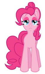 Size: 3000x4890 | Tagged: safe, artist:fascismnotincluded, pinkie pie, earth pony, pony, g4, female, high res, personality swap, simple background, solo, transparent background, vector