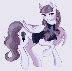 Size: 1789x1785 | Tagged: safe, artist:1an1, inky rose, pegasus, pony, g4, braid, clothes, female, mare, solo