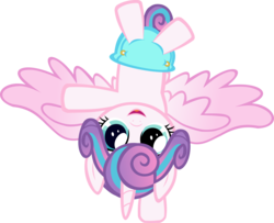 Size: 4221x3427 | Tagged: safe, artist:red4567, princess flurry heart, alicorn, pony, g4, baby, baby pony, cloth diaper, cute, diaper, female, flurrybetes, handstand, high res, safety pin, simple background, solo, transparent background, upside down, vector