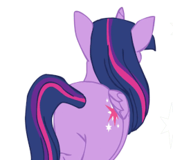 Size: 726x675 | Tagged: safe, artist:skitea, twilight sparkle, alicorn, pony, g4, animated, butt, discussion in the comments, female, frame by frame, horses are sexy, plot, simple background, solo, twibutt, twilight sparkle (alicorn), walking, white background