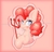 Size: 452x432 | Tagged: safe, pinkie pie, earth pony, pony, g4, cute, drawing, noise, obtrusive watermark, trident, watermark