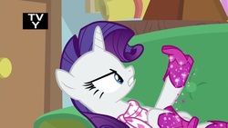 Size: 1920x1080 | Tagged: safe, screencap, rarity, pony, unicorn, g4, the end in friend, boots, female, glitter boots, mare, neckerchief, shoes, solo, starlight's office