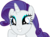 Size: 7000x5125 | Tagged: safe, artist:luckreza8, rarity, pony, friendship university, g4, my little pony: friendship is magic, .svg available, absurd resolution, close-up, cute, female, raribetes, simple background, solo, transparent background, vector, wide eyes