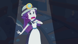 Size: 1280x720 | Tagged: safe, screencap, rarity, equestria girls, g4, my little pony equestria girls: better together, opening night, clothes, costume, drama queen, female, marshmelodrama, rarity being rarity, school play, selfie soot, solo