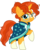 Size: 3000x3736 | Tagged: safe, artist:cloudy glow, sunburst, pony, unicorn, g4, blaze (coat marking), cloak, clothes, coat markings, facial markings, female, glasses, hair bun, high res, implied sunny siblings, lidded eyes, mare, messy mane, not sunset shimmer, raised hoof, rule 63, simple background, smiling, socks (coat markings), solo, sunstone, transparent background, waifu material