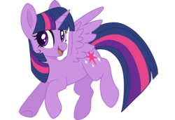 Size: 3000x2048 | Tagged: safe, artist:cinnamontee, twilight sparkle, alicorn, pony, g4, female, high res, mare, simple background, smiling, solo, transparent background, twilight sparkle (alicorn)