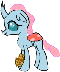 Size: 201x242 | Tagged: safe, artist:horsesplease, ocellus, changedling, changeling, g4, crossbow, female, paint tool sai, solo