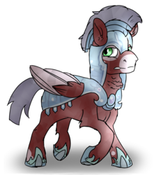 Size: 1856x2104 | Tagged: safe, artist:euspuche, oc, oc:naiv nein, crystal pony, pegasus, pony, armor, caroud, crystal guard, crystal guard armor, parent:oc:carmen garcía, parent:oc:cloud rider, scared, simple background, transparent background, vector