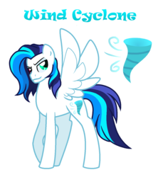 Size: 1051x1183 | Tagged: safe, artist:hazardous-andy, oc, oc only, oc:wind cyclone, pegasus, pony, base used, heterochromia, male, offspring, parent:rainbow dash, parent:soarin', parents:soarindash, simple background, solo, spread wings, stallion, transparent background, wings