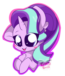 Size: 3192x3736 | Tagged: safe, artist:kittyrosie, starlight glimmer, pony, unicorn, g4, chest fluff, cute, female, glimmerbetes, heart eyes, high res, simple background, solo, transparent background, wingding eyes