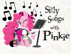 Size: 1006x768 | Tagged: artist needed, safe, edit, pinkie pie, g4, pirate pinkie pie, pirates who don't do anything, silly songs, silly songs with pinkie, title card, veggietales