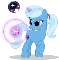 Size: 903x921 | Tagged: safe, artist:mlp-trailgrazer, trixie, pony, unicorn, g4, alternate cutie mark, alternate universe, female, mare, reversal au, simple background, transparent background