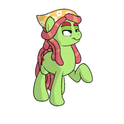 Size: 800x800 | Tagged: safe, artist:bennimarru, tree hugger, earth pony, pony, g4, female, mare, raised hoof, raised leg, simple background, solo, transparent background