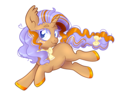 Size: 2400x2000 | Tagged: safe, artist:arxielle, oc, oc only, oc:caramel flower, pony, unicorn, female, high res, mare, simple background, solo, transparent background