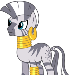 Size: 416x452 | Tagged: safe, artist:oatscene, zecora, pony, zebra, g4, princess twilight sparkle (episode), female, simple background, solo, transparent background, vector