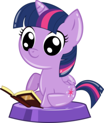 Size: 2599x3083 | Tagged: safe, artist:phucknuckl, budge studios, twilight sparkle, alicorn, pony, g4, my little pony pocket ponies, book, female, high res, inkscape, reading, simple background, solo, transparent background, twilight sparkle (alicorn), vector