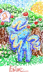 Size: 1000x1662 | Tagged: safe, artist:failure, oc, oc only, pony, colored, female, mare, solo, stippling