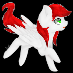 Size: 2441x2474 | Tagged: safe, artist:ether-akari, oc, oc only, oc:crimson ballad, pegasus, pony, female, high res, request, solo