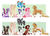 Size: 2082x1500 | Tagged: safe, artist:eqq_scremble, derpibooru exclusive, applejack, fluttershy, pinkie pie, rainbow dash, rarity, twilight sparkle, alicorn, classical unicorn, earth pony, pegasus, pony, unicorn, g4, alternate cutie mark, alternate hairstyle, cloven hooves, flying, horn, leonine tail, mane six, natural hair color, one eye closed, realistic horse colors, sitting, smiling, twilight sparkle (alicorn), unshorn fetlocks, wink