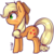 Size: 500x500 | Tagged: safe, artist:dsp2003, part of a set, applejack, earth pony, pony, g4, 8 angles of pony collaboration, blushing, cute, female, hat, mare, simple background, transparent background