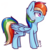 Size: 500x500 | Tagged: safe, artist:dsp2003, part of a set, rainbow dash, pegasus, pony, g4, 8 angles of pony collaboration, blushing, cute, female, mare, simple background, transparent background