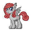 Size: 102x106 | Tagged: safe, artist:drops-of-blood, oc, oc only, oc:queen stan, bat pony, pony, bat pony oc, pixel art, simple background, solo, transparent background