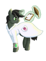 Size: 1536x2048 | Tagged: safe, artist:drops-of-blood, oc, oc only, oc:braunly, pony, unicorn, simple background, solo, transparent background