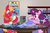 Size: 1000x652 | Tagged: safe, artist:pixelkitties, big macintosh, sugar belle, earth pony, pony, unicorn, g4, abobo, book, bookshelf, female, male, mare, ship:sugarmac, shipping, show accurate, stallion, star wars, straight, table, tabletop game