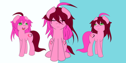 Size: 6000x3000 | Tagged: safe, artist:cocoapossibility, oc, earth pony, pony, heart
