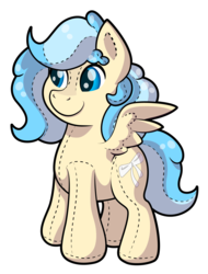 Size: 1472x1936 | Tagged: safe, artist:littletigressda, oc, oc only, pegasus, pony, cute, plushie, simple background, solo, transparent background