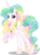 Size: 5000x6800 | Tagged: safe, artist:orin331, princess celestia, alicorn, crystal alicorn, crystal pony, pony, g4, absurd resolution, alternate hairstyle, crystal celestia, crystallized, female, hoof shoes, lidded eyes, mare, raised hoof, simple background, solo, transparent background, vector