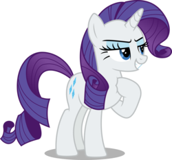 Size: 8610x8040 | Tagged: safe, artist:fruft, rarity, pony, unicorn, g4, the saddle row review, .svg available, absurd resolution, female, mare, pointing, pointing at self, simple background, smiling, solo, transparent background, vector