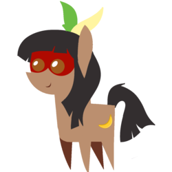 Size: 1080x1080 | Tagged: safe, artist:archooves, derpibooru exclusive, oc, oc:kuruminha, pony, bangs, brazil, brchan, face paint, indigenous brazilian, nation ponies, pointy ponies, ponified, simple background, transparent background, vector