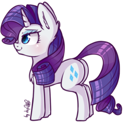 Size: 500x500 | Tagged: safe, artist:dsp2003, part of a set, rarity, pony, unicorn, g4, 8 angles of pony collaboration, blushing, cute, female, mare, simple background, transparent background