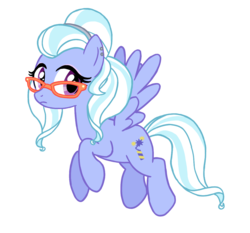 Size: 1240x1158 | Tagged: safe, artist:flipwix, sugarcoat, pegasus, pony, equestria girls, g4, my little pony equestria girls: friendship games, commission, ear piercing, earring, equestria girls ponified, female, flying, glasses, headband, jewelry, mare, piercing, ponified, preview, simple background, solo, transparent background, wings