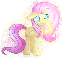 Size: 1024x963 | Tagged: safe, artist:crystal-bloomyt, artist:klewgcg, fluttershy, pegasus, pony, g4, base used, female, mare, show accurate, simple background, smiling, solo, transparent background