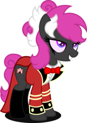 Size: 1280x1811 | Tagged: safe, artist:buckeyescozycafe, oc, oc only, oc:victoria, earth pony, pony, clothes, female, mare, simple background, solo, transparent background, vector