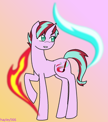 Size: 960x1093 | Tagged: safe, artist:hayley566, oc, oc only, oc:daylight gleam, pony, unicorn, female, magical lesbian spawn, mare, offspring, parent:starlight glimmer, parent:sunset shimmer, parents:shimmerglimmer, solo