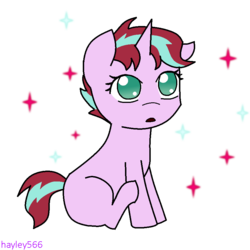 Size: 894x894 | Tagged: safe, artist:hayley566, oc, oc only, oc:daylight gleam, pony, unicorn, baby, baby pony, female, filly, magical lesbian spawn, offspring, parent:starlight glimmer, parent:sunset shimmer, parents:shimmerglimmer, simple background, solo, transparent background