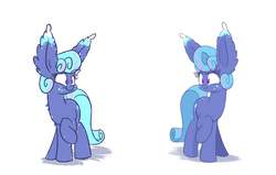 Size: 1280x815 | Tagged: safe, artist:heir-of-rick, oc, oc only, oc:sapphire lollipop, female, hidden cane, impossibly large ears, mare