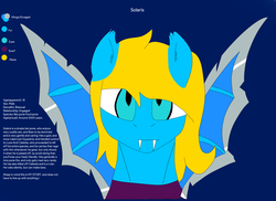 Size: 3509x2550 | Tagged: safe, artist:solaristhebat, edit, oc, oc:solaris spark, bat pony, bat pony oc, high res, reference sheet, spread wings