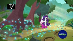 Size: 1920x1080 | Tagged: safe, screencap, rarity, pony, g4, the end in friend, azurantium, boots, female, glitter boots, mare, mud, shoes, solo, tree