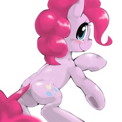 Size: 1536x1536 | Tagged: safe, artist:kurogewapony, pinkie pie, earth pony, pony, g4, female, mare, solo