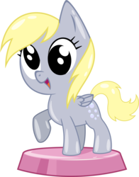 Size: 2613x3326 | Tagged: safe, artist:phucknuckl, budge studios, part of a set, derpy hooves, g4, my little pony pocket ponies, cute, female, high res, inkscape, ios game, simple background, transparent background, vector