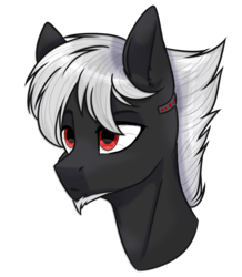 Size: 928x1065 | Tagged: safe, artist:cloud-fly, oc, oc only, pony, bust, facial hair, goatee, male, portrait, simple background, solo, stallion, transparent background