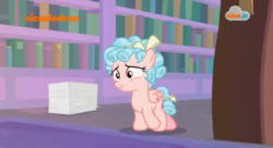 Size: 833x454 | Tagged: safe, screencap, cozy glow, pegasus, pony, g4, what lies beneath, female, filly, foal, ringlets, solo